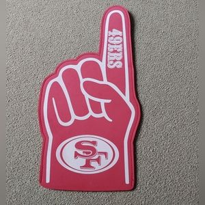 New! San Francisco 49ers skinny foam finger